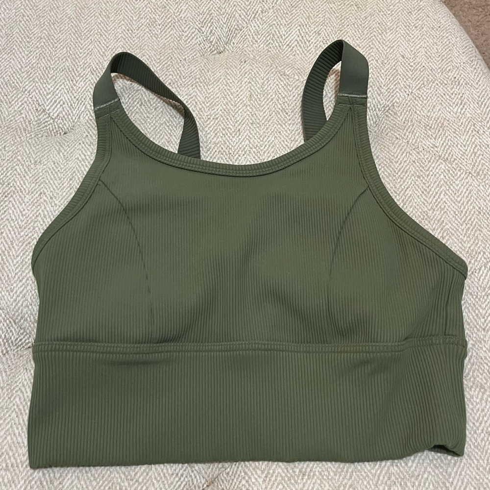 Aerie Offline Green Sports Bra